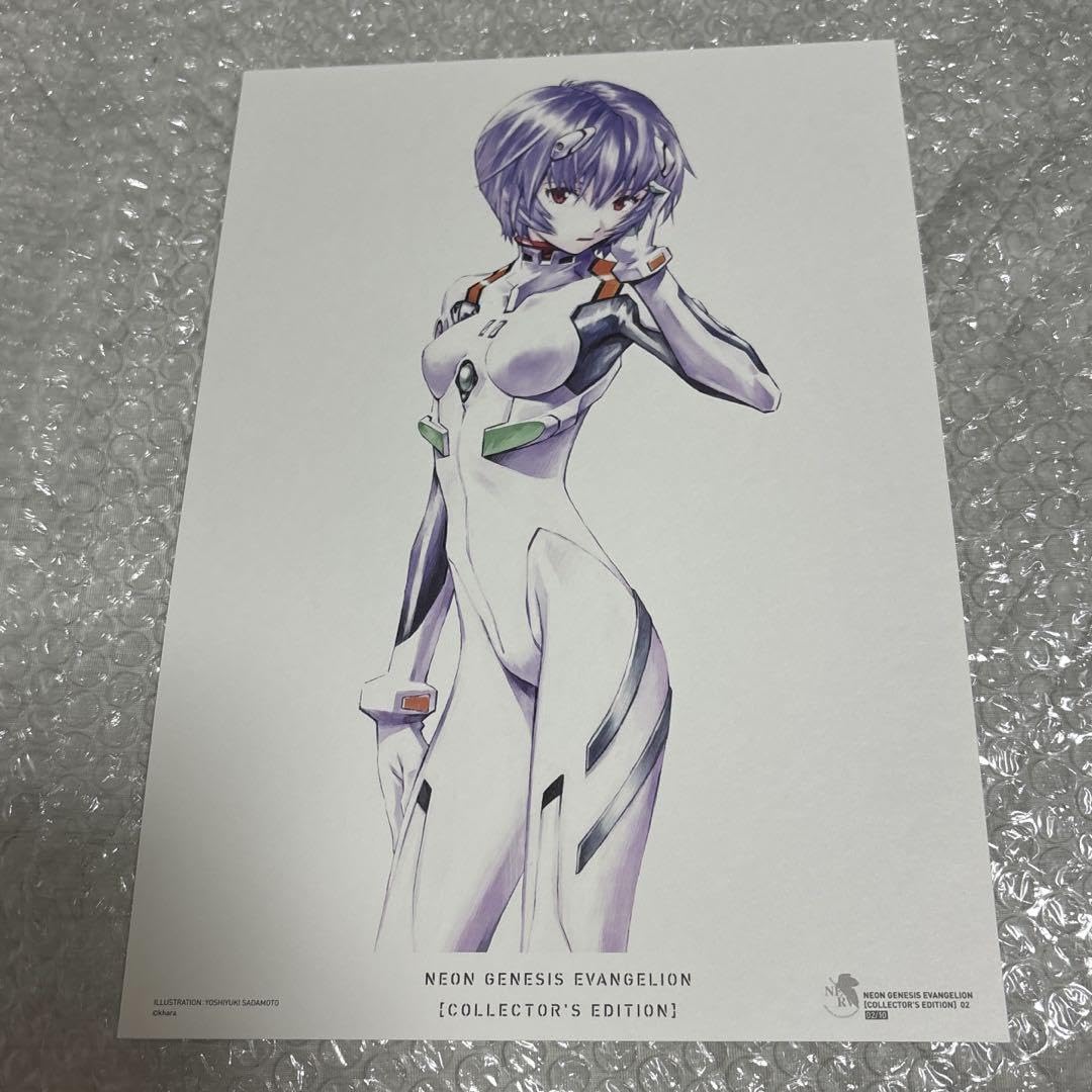 新品　複製原画　エヴァンゲリオン　綾波レイ　庵野秀明　版画　セル画　ミストグラフ Amazon.co.jp: 愛蔵版限定特典 複製原画 綾波レイ 貞本義行 庵野秀明